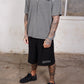 Washed Grey Script T-Shirt