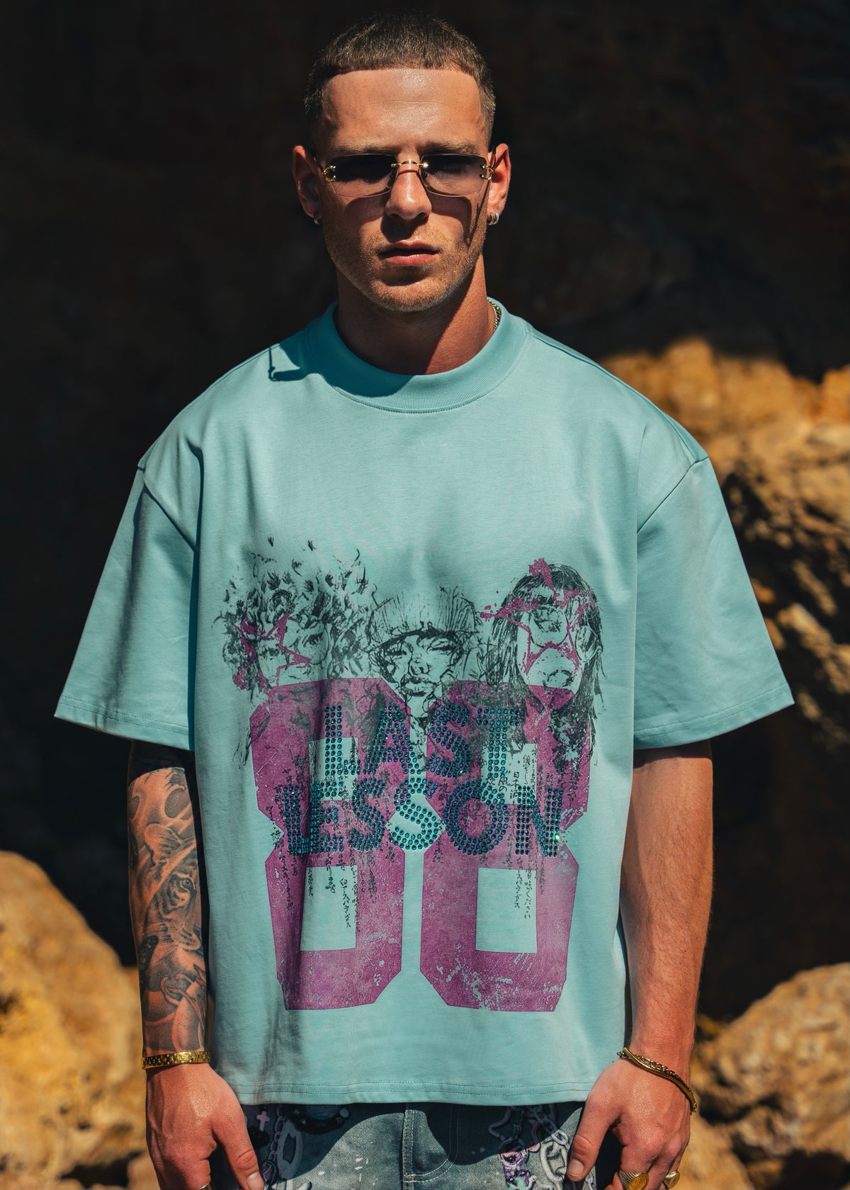 Varsity T-Shirt Baby Blue