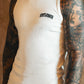 Ribbed Vest White