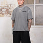 Washed Grey Script T-Shirt