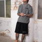 Washed Grey Script T-Shirt