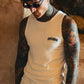 Ribbed Vest White