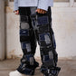 Patchwork Denim Jeans