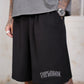 Pleated Script Shorts