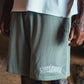Script Mesh Shorts Grey