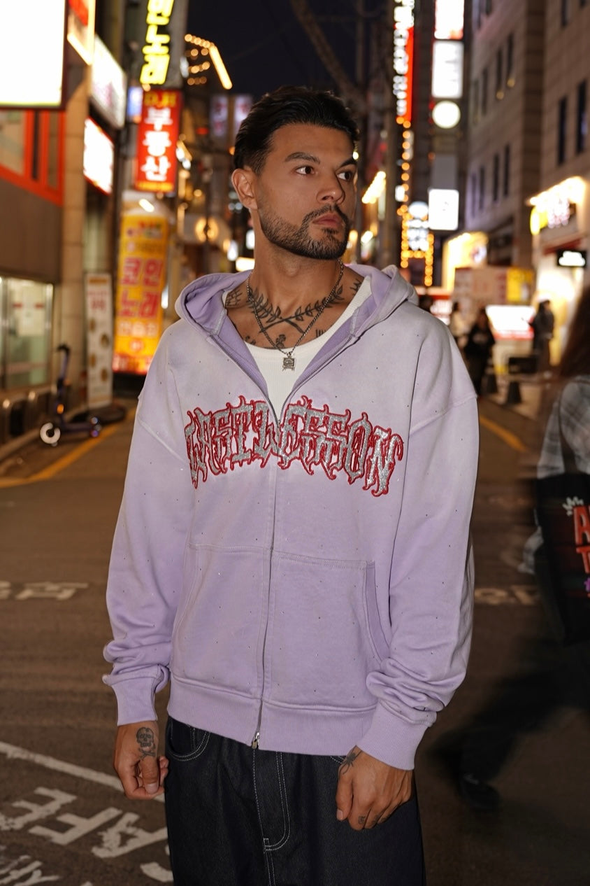 Script VVS Hoodie Purple