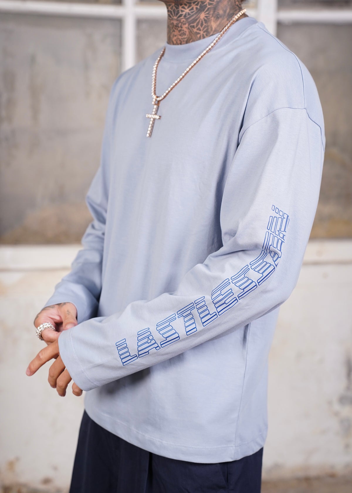 Light Blue Summer L/S T-Shirt
