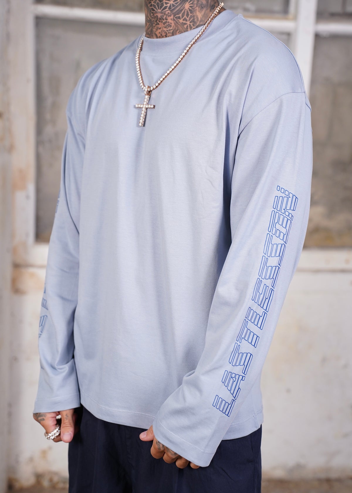 Light Blue Summer L/S T-Shirt