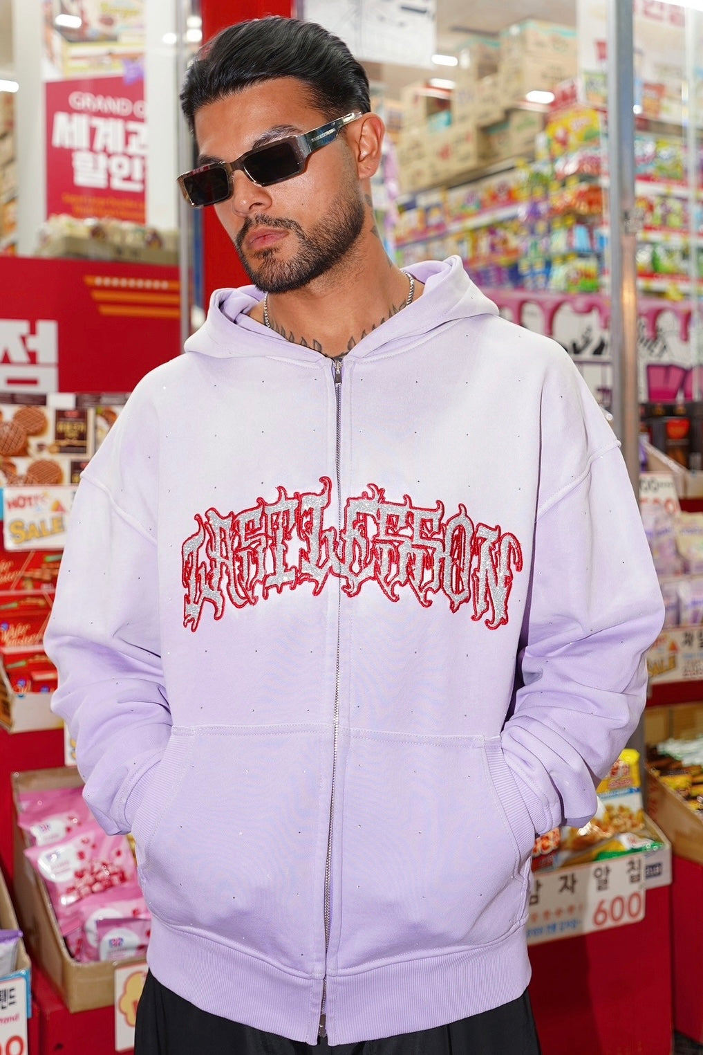 Script VVS Hoodie Purple